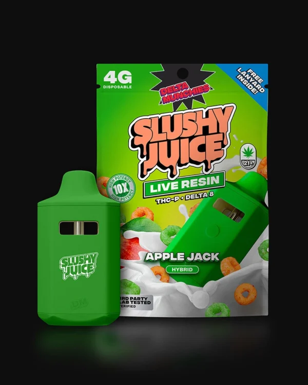Delta Munchies – Apple Jack Slushy Juice 4G THC-P Vape