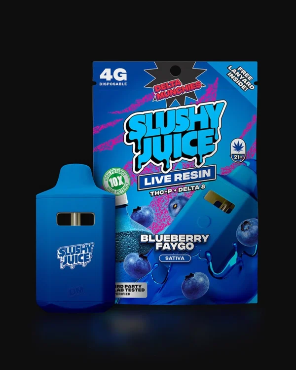 Delta Munchies - Blueberry Faygo Slushy Juice 4G THC-P Vape